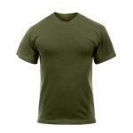 Klassisk kvalitets t-shirt  i grönt