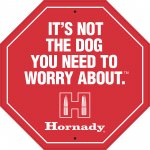 Hornady Stoppskylt sticker
