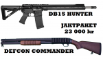 Jaktpaket DB15 Hunter & Defcon Commander
