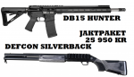 Jaktpaket DB15 Hunter & Defcon Silverback