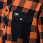 Vildmarksskjorta i flanell, P4H Orange