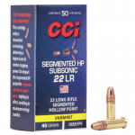 CCI Varmint 22l.r. Segmented HP Subsonic 40gr