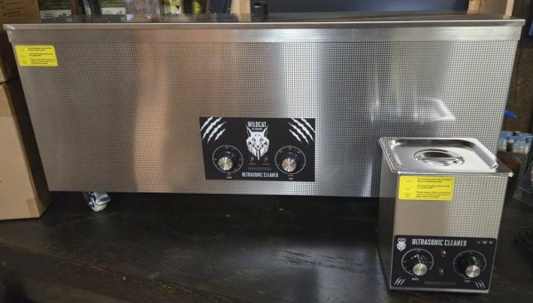 Ultraljudstvätt med plats för ett helt vapen-I lager från Wildcat Reloading