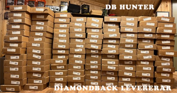 Då har ännu en leverans med DB Hunter i 223 Rem och 308W anlänt. Klicka här för mer information.