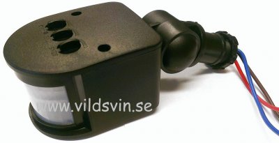 Rörelsesensor 12 Volt Ställbar