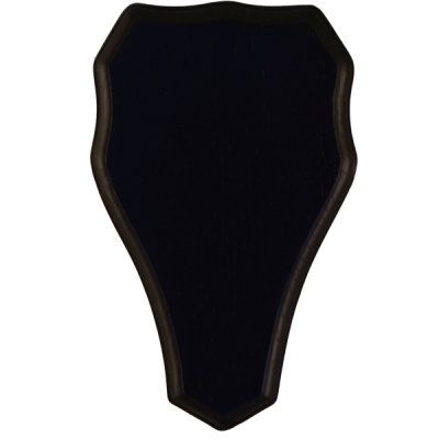 Trofésköld Svart Kronhjort 47x24cm