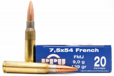 Ammunition - Prvi Partizan 7,5x54 French 139gr FMJ