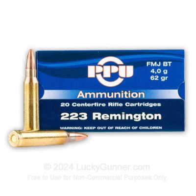 Ammunition - Prvi Partizan 223 Rem 62gr FMJ BT