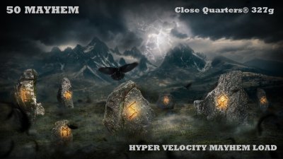 50 Mayhem Hyper velocity 327 grain Close Quarters