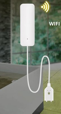 Smart Vattendetektor-Appstyrd och via Wifi